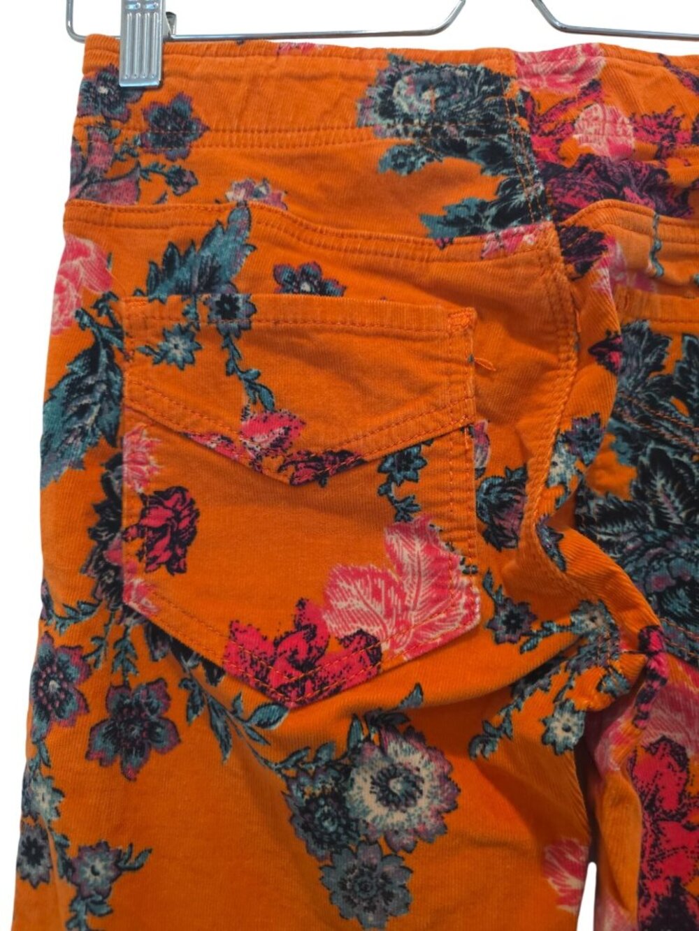 We The Free x Free People Printed Penny Pull-On Low Rise Corduroy Flare Pants 25 - Picture 6 of 10